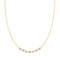 Gold Pavé Multi Beaded Chain Necklace